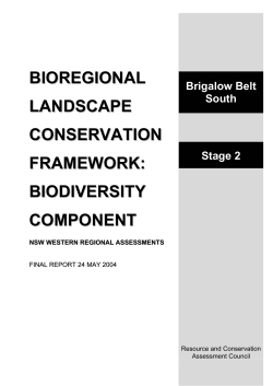 biodiversity component - NSW EPA
