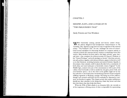 CHAPTER 3 SHREWS, RATS, AND A POLECAT IN "THE