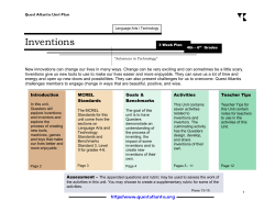 Inventions - Quest Atlantis