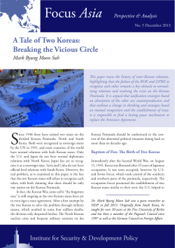 A Tale of Two Koreas: Breaking the Vicious Circle