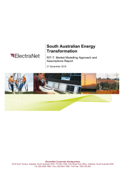 South Australian Energy Transformation