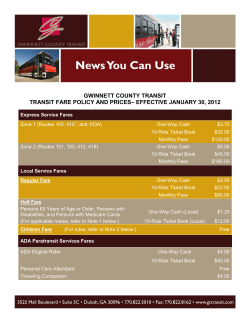 gwinnett county transit transit fare policy and prices