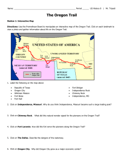The Oregon Trail