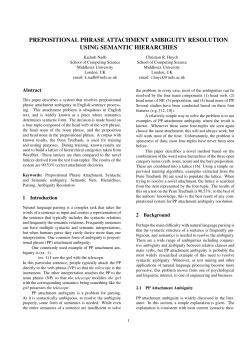 prepositional phrase attachment ambiguity