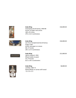 Andy Wing_ Scavenging (Scroll Series), 1963