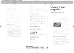 Mise en page 1 - Site des mégalithes de Locmariaquer