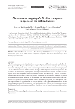 Chromosome mapping of a Tc1-like transposon in species of the