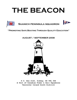 August-September - Saanich Peninsula