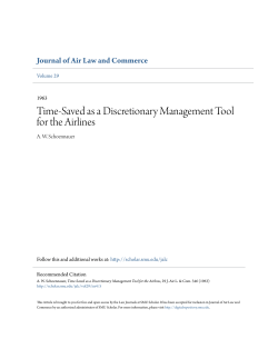 Time-Saved as a Discretionary Management Tool for