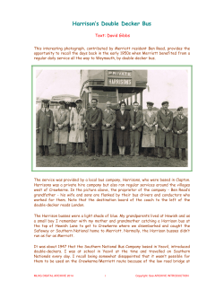 Harrison`s Double Decker Bus - Merriott Families Genealogy