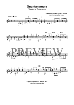 Guantanamera - Francisco Burgos