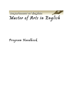 English Graduate Student Handbook