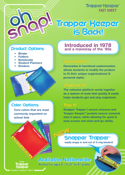 Mead - Trapper Keeper