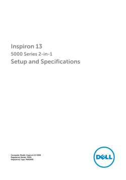 Inspiron 13 5000 Series 2-in