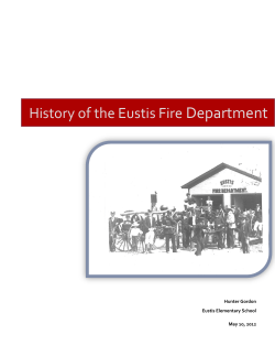 History of the Eustis Fire Department