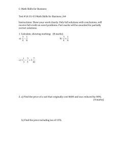Practice Tests, Exams with Full Solutions following