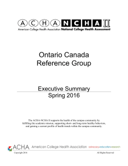 Ontario Canada Reference Group
