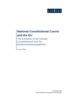 National Constitutional Courts and the EU