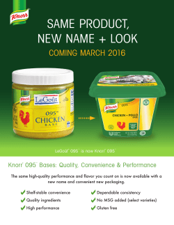 SAME PRODUCT, NEW NAME + LOOK