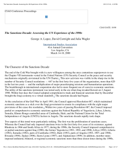 The Sanctions Decade