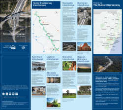Hunter Expressway Interchanges