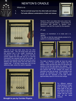 NEWTON`S CRADLE