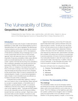 The Vulnerability of Elites