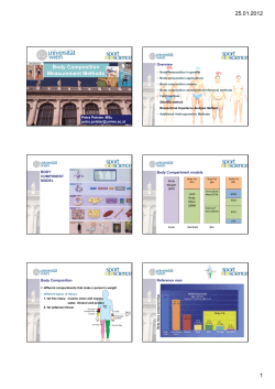 Body Composition Measurement Methods - IUSM E