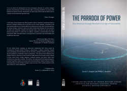 The Paradox of Power - NDU Press