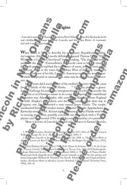 Lincoln in New Orleans by Richard Campanella Please order on