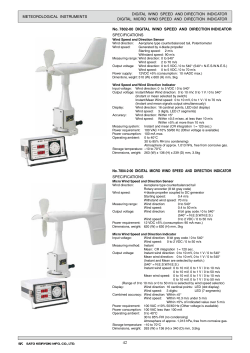 digital wind speed and direction indicator