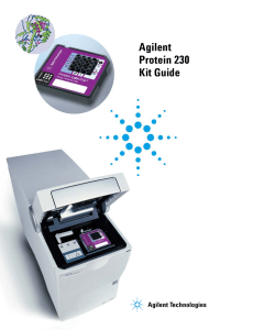 Agilent Protein 230 Kit Guide