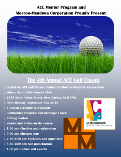 ACE Golf Tournament