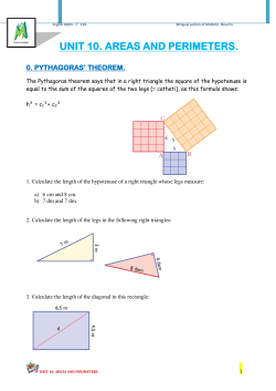 unit 10. areas and perimeters.
