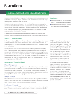 A Guide to Investing in Closed-End Funds