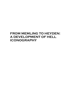 from memling to heyden: a development of hell iconography