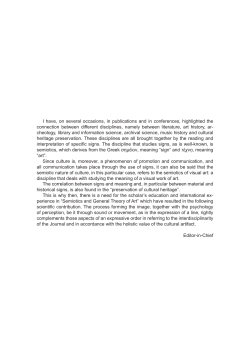 the origins of art - Conservation Science in Cultural Heritage