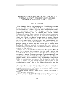 HAMDI MEETS YOUNGSTOWN: JUSTICE JACKSON`S WARTIME