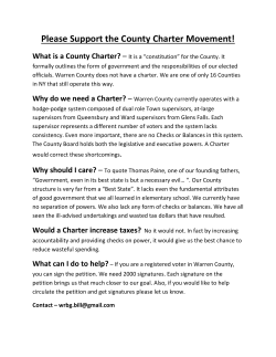 Legislature Petition Handout