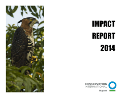 impact report 2014 - Conservation International Guyana