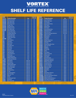 shelf life reference