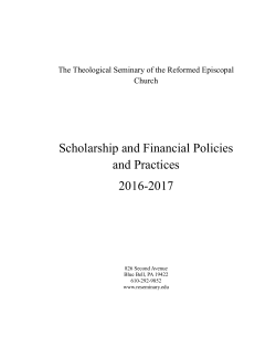RES Financial Aid Handbook (Pdf file)