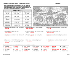 Answers - Math Crush