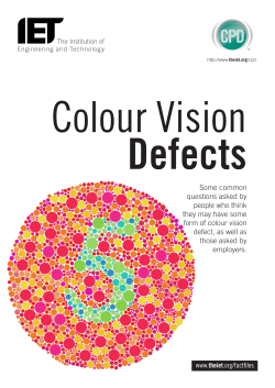 Colour vision defects