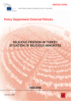SITUATION OF RELIGIOUS MINORITIES