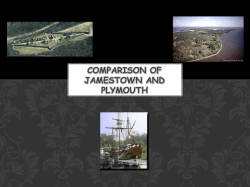 Comparison of Jamestown and Plymouth