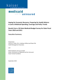 Hoping for Economic Recovery, Preparing for Health Reform: A