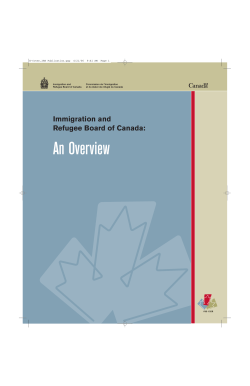 Immigration and Refugee Board of Canada: An Overview