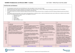 NUMBER: Multiplication and Division
