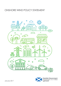 onshore wind policy statement - Scottish Government consultations
